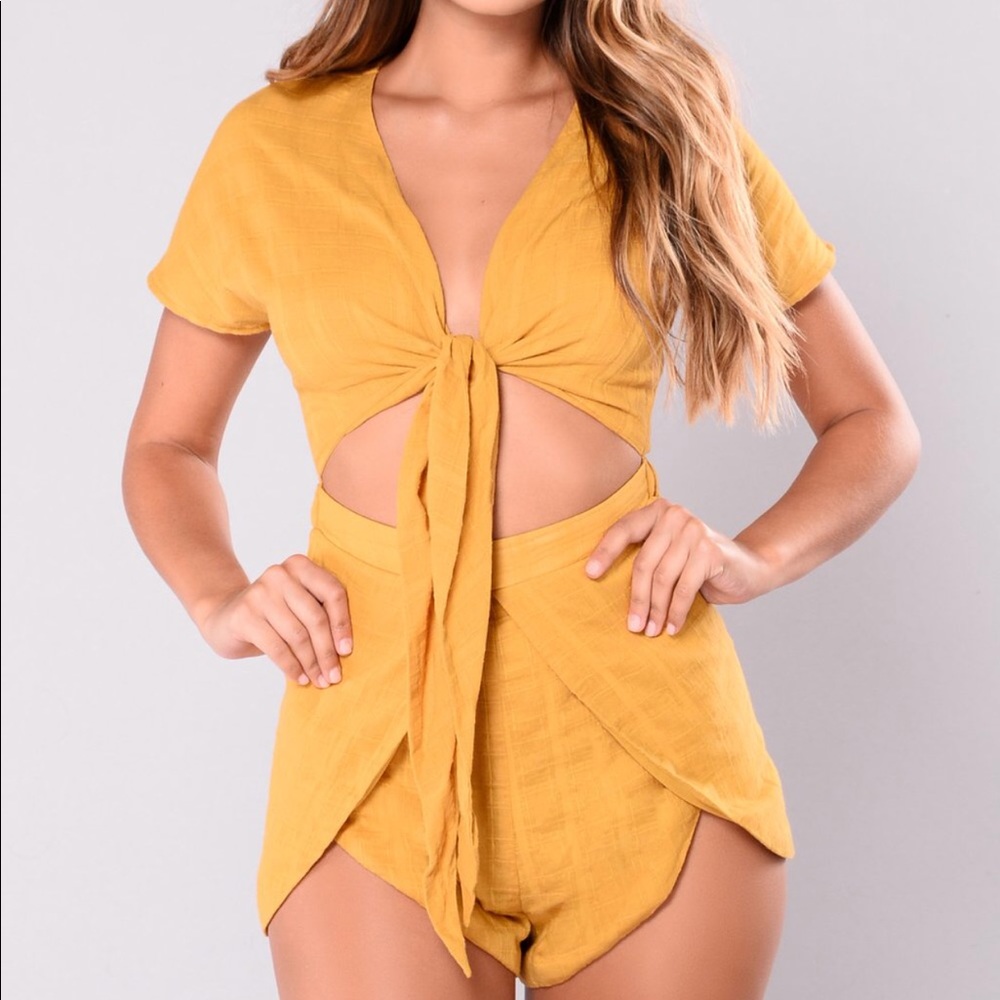 Mustard Romper